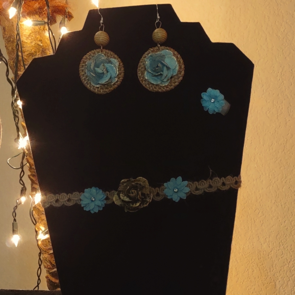 My handmade choker set